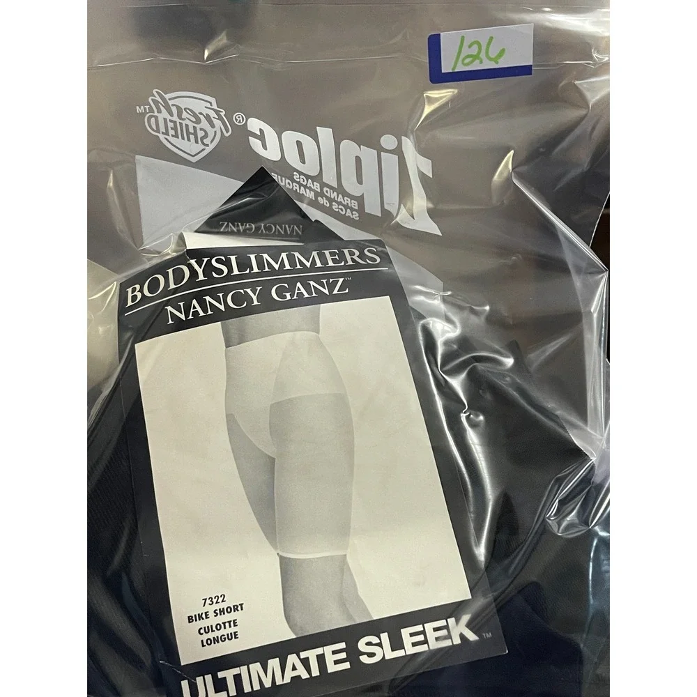 Nancy Ganz Bodyslimmers Ultimate Sleek Bike Short Style 7322 Black M‎
